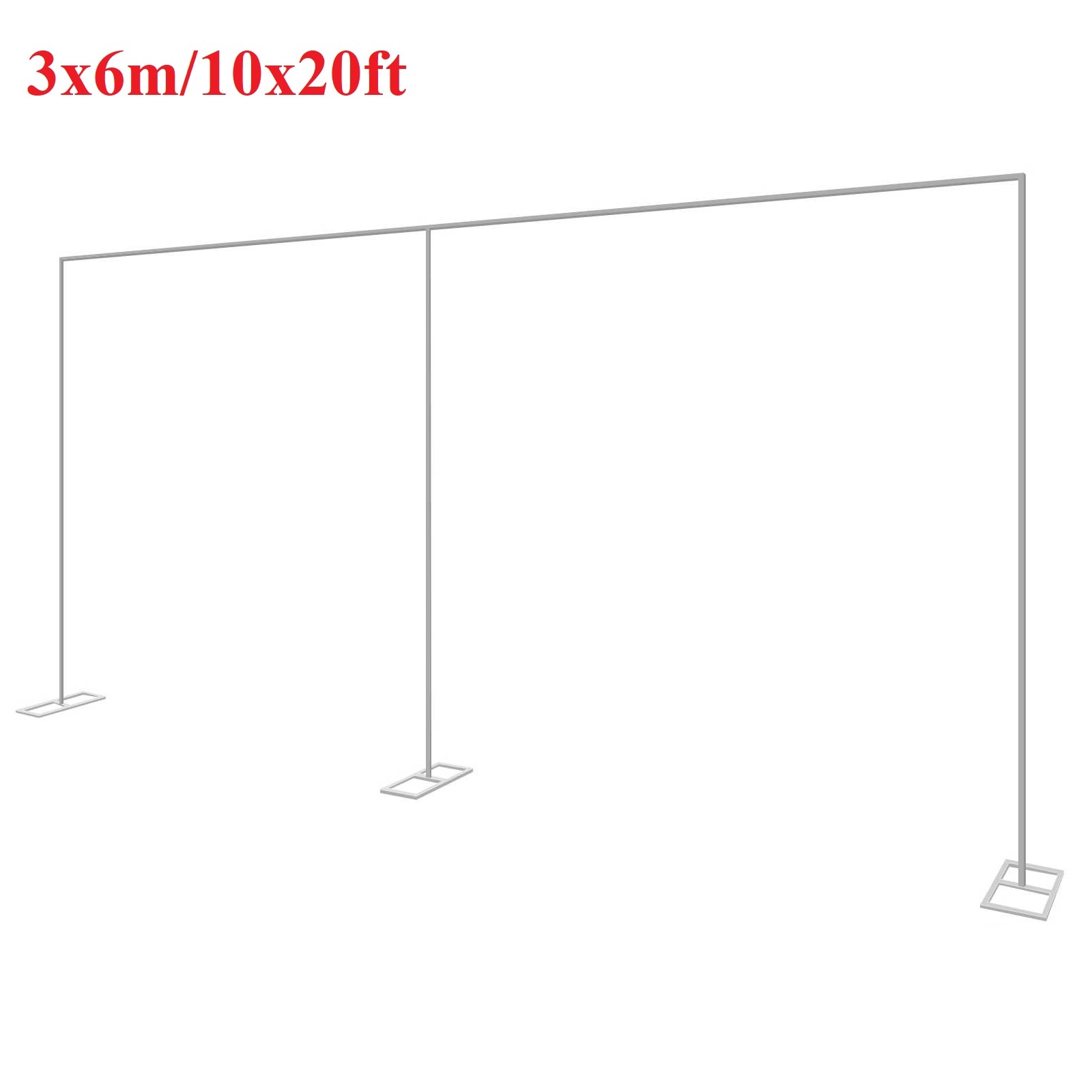 Wedding Support - 3x6 متر/10x20ft المعادن الزفاف قوس حامل