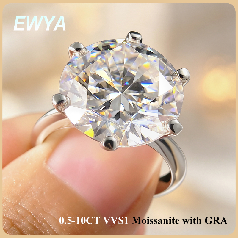 Wedding Zone - EWYA GRA معتمد 0.5-10CT D اللون
