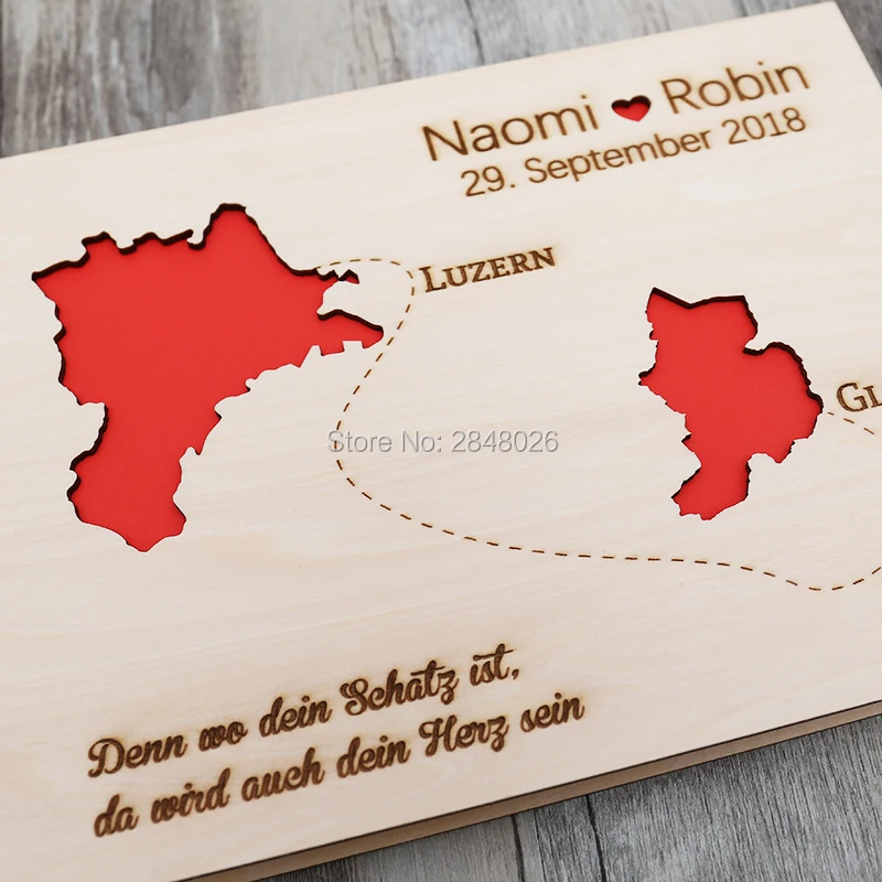 كتاب ضيوف الزفاف الشخصي الريفي - مراجعة Personalized Guest Book وسعره