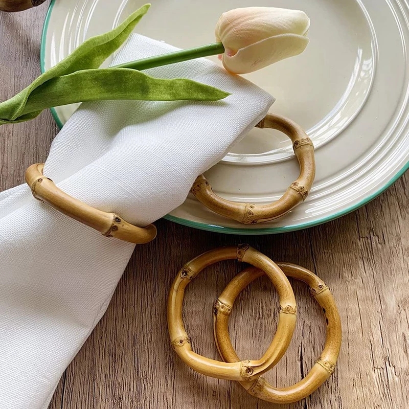 6 قطعة حلقات منديل مجموعة اليد - مراجعة Wedding Ceremony Supply وسعره