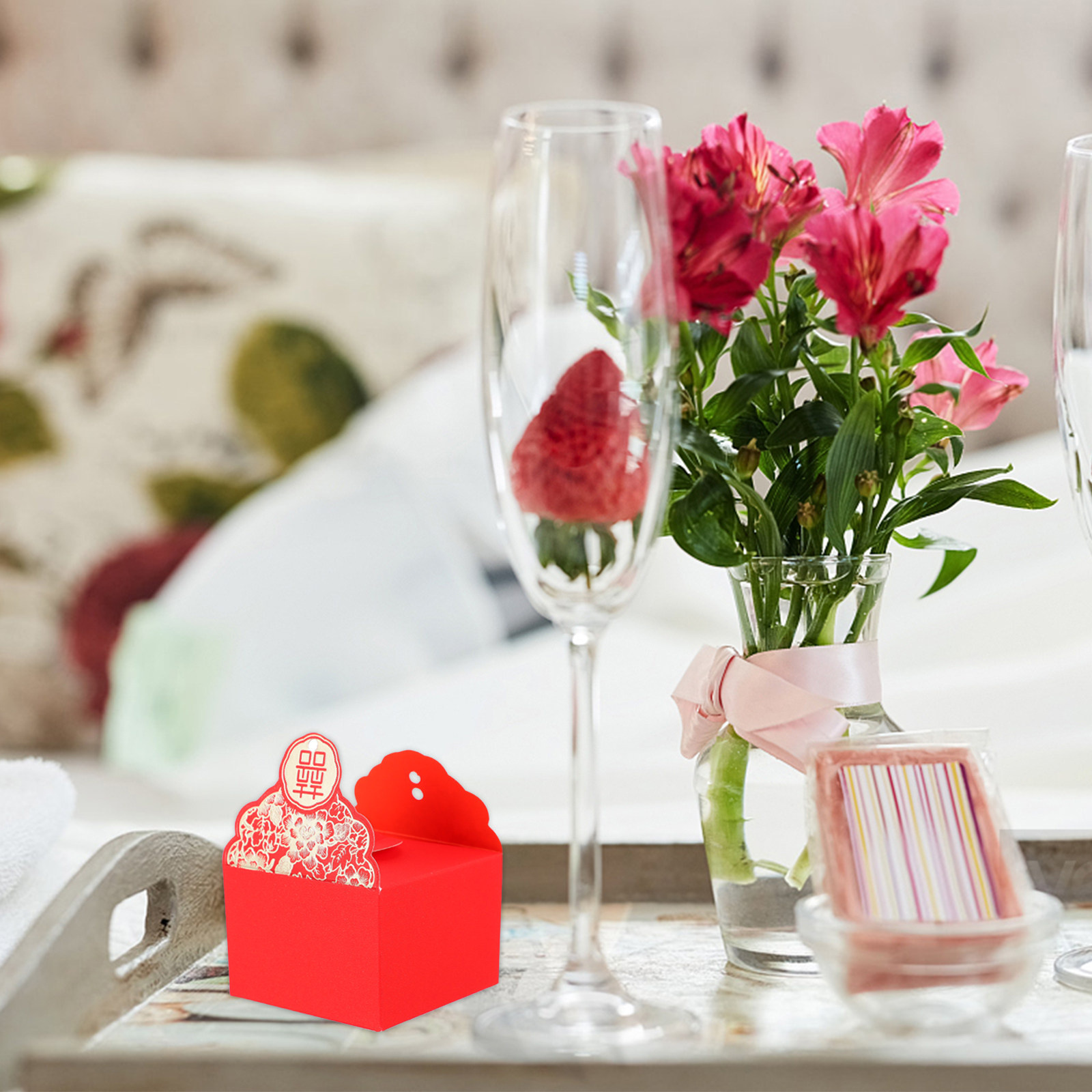 15 قطعة من صناديق الهدايا لحفل - مراجعة Wedding Solution وسعره