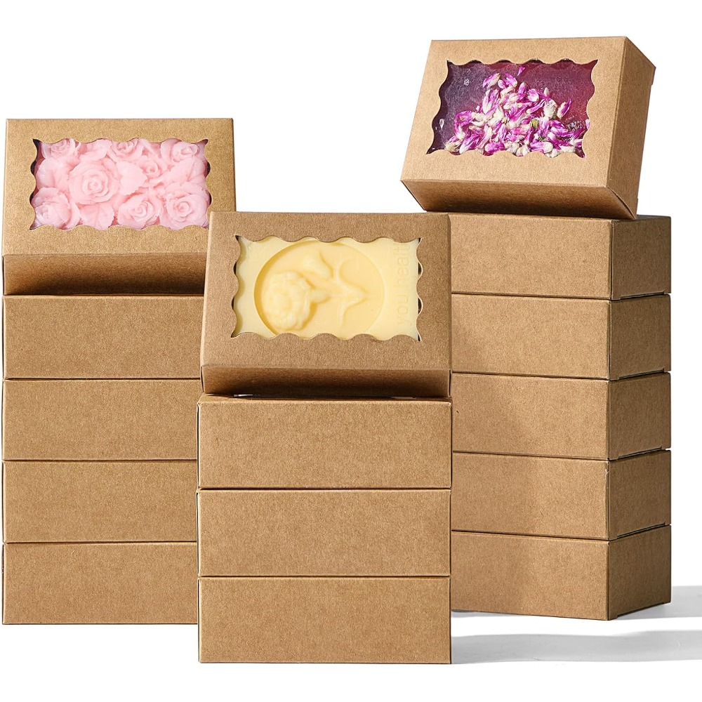 40 قطعة من صناديق الصابون الور - مراجعة Wedding Favor Box وسعره