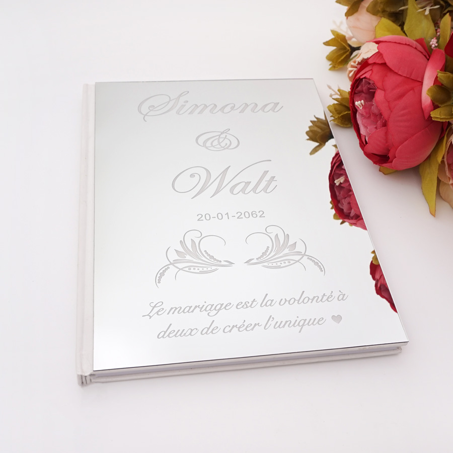 الاكريليك مرآة شخصية أنيقة الز - مراجعة Personalized Guest Book وسعره