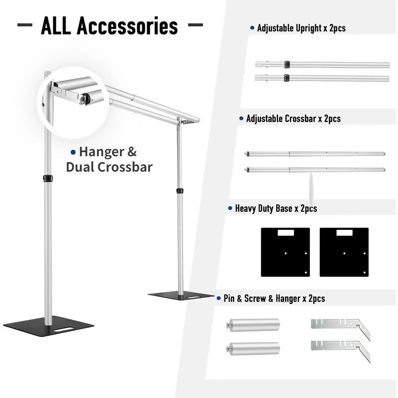 رف زهور قابل للتعديل من الألوم - مراجعة Wedding Supply Factory وسعره