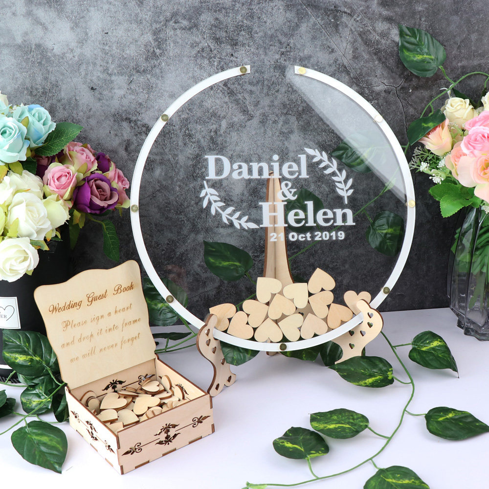 شخصية الاكريليك جولة الزفاف ضي - مراجعة Personalized Guest Book وسعره