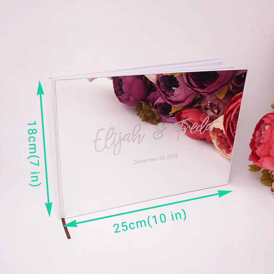 كتاب ضيف شخصي ، ذهبي ، فضي ، و - مراجعة Personalized Guest Book وسعره