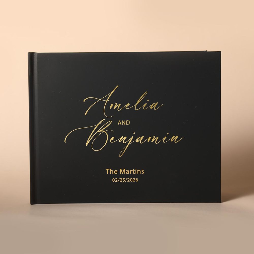 كتاب ضيوف حفل زفاف شخصي أنيق أ - مراجعة Personalized Guest Book وسعره