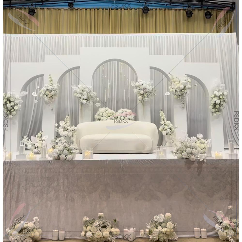 خلفية بي في سي مخصصة من مصنع F - مراجعة Wedding Supply Factory وسعره