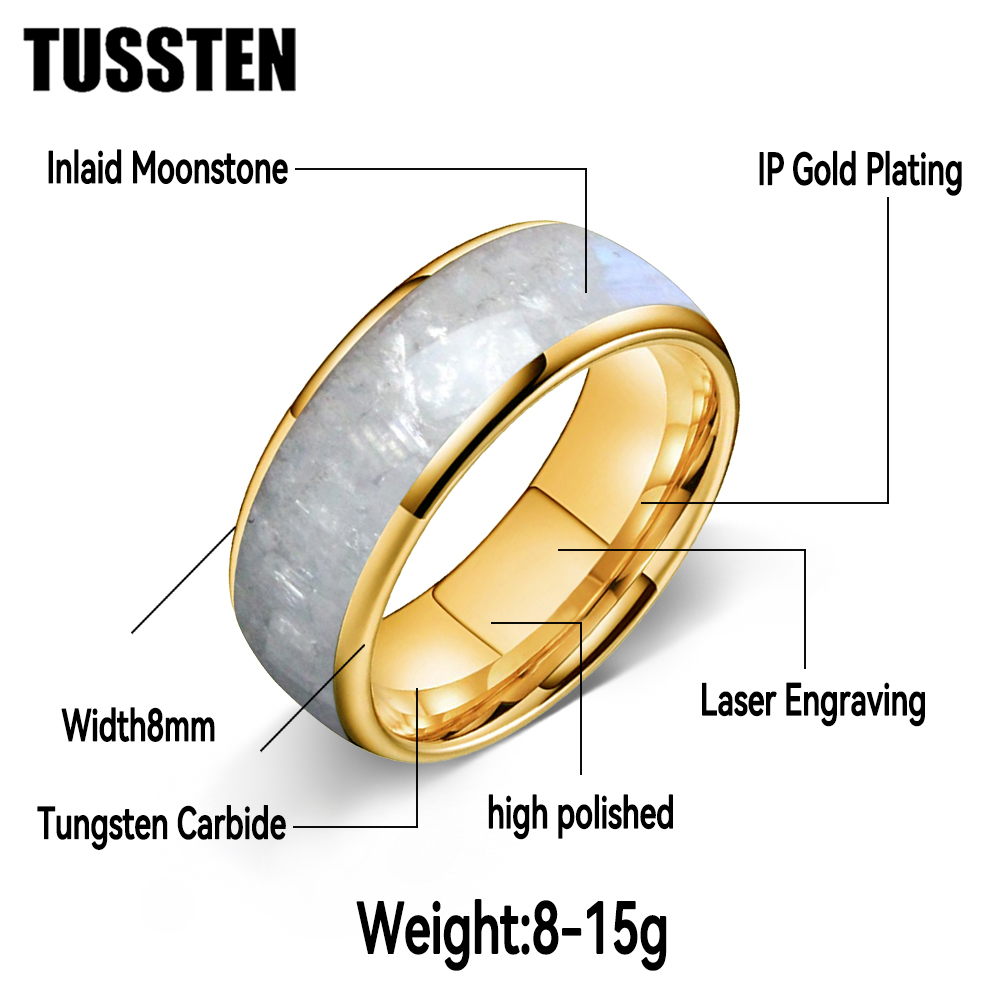 TUSSTEN 4/6/8 مللي متر الرجال  - مراجعة Wedding Zone وسعره