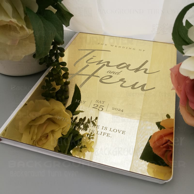 دفتر ضيوف الزفاف المخصص بتصميم - مراجعة Personalized Guest Book وسعره