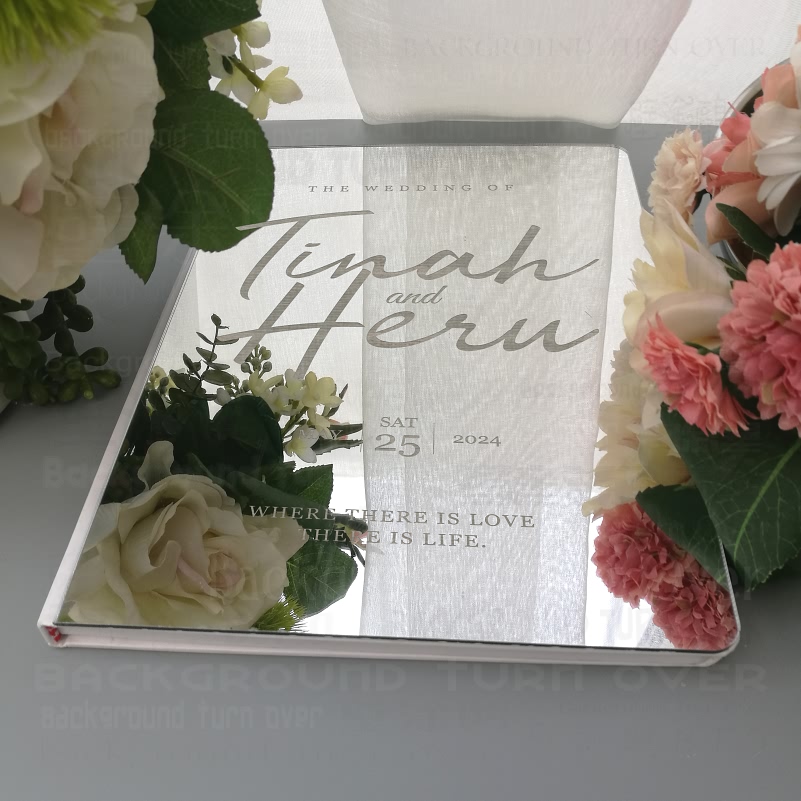 دفتر ضيوف الزفاف المخصص بتصميم - مراجعة Personalized Guest Book وسعره