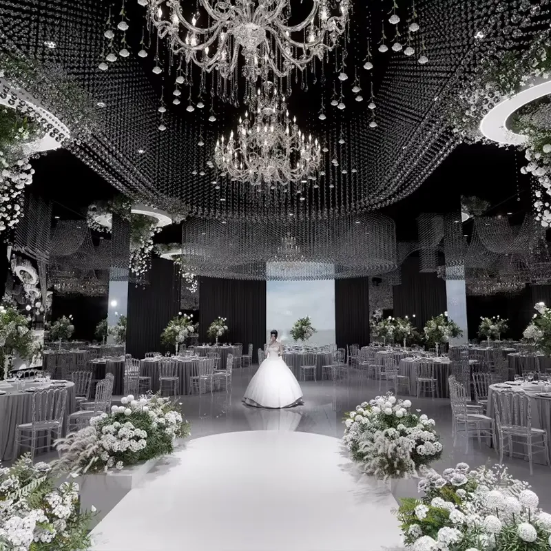 ثريا LED فاخرة كبيرة مخصصة لتز - مراجعة Wedding Solution وسعره