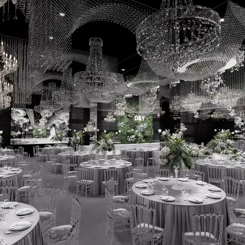 ثريا LED فاخرة كبيرة مخصصة لتز - مراجعة Wedding Solution وسعره