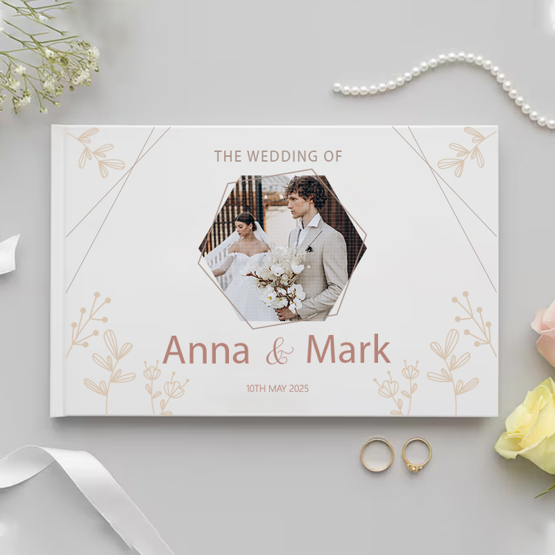 كتاب ضيوف مخصص لهدية الزفاف، أ - مراجعة Personalized Guest Book وسعره