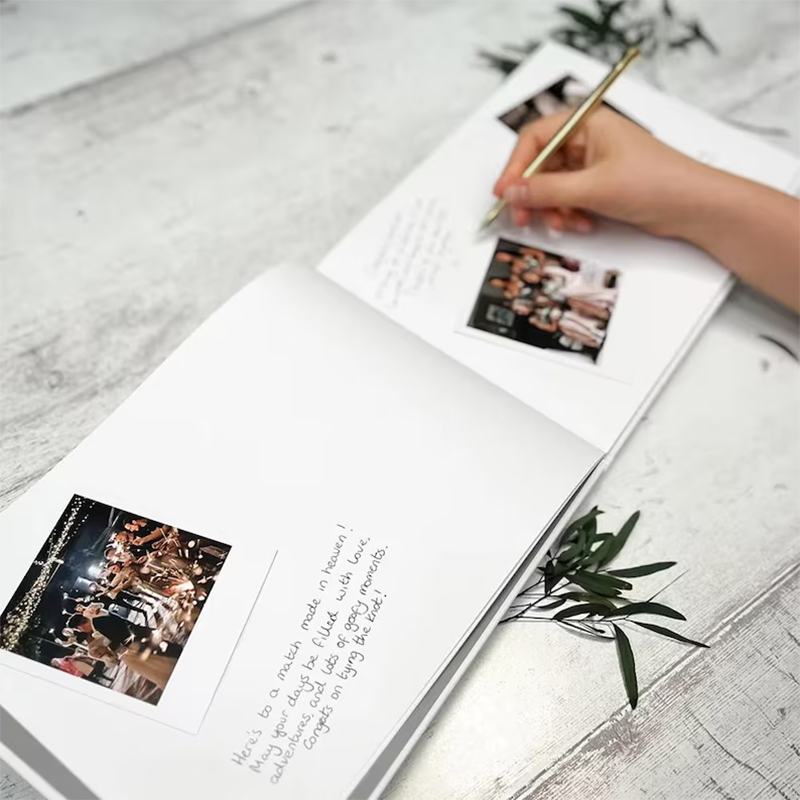 كتاب ضيوف مخصص لهدية الزفاف، أ - مراجعة Personalized Guest Book وسعره