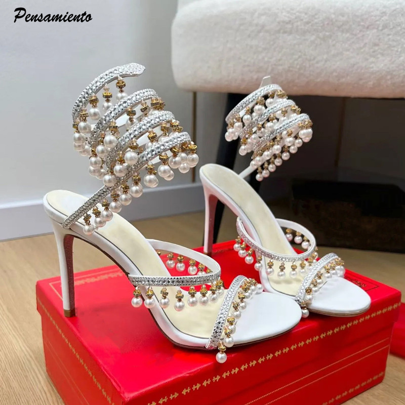 صنادل نسائية فاخرة مزينة بالأح - مراجعة Wedding Fx وسعره