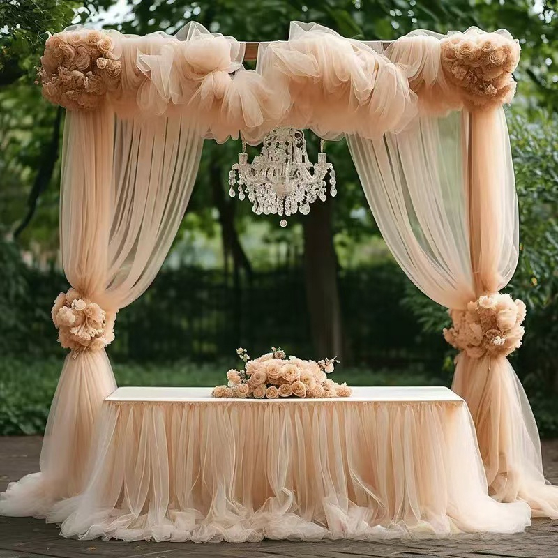 قماش تزيين قوس الزفاف بطول 6 أ - مراجعة Wedding Ceremony Supply وسعره