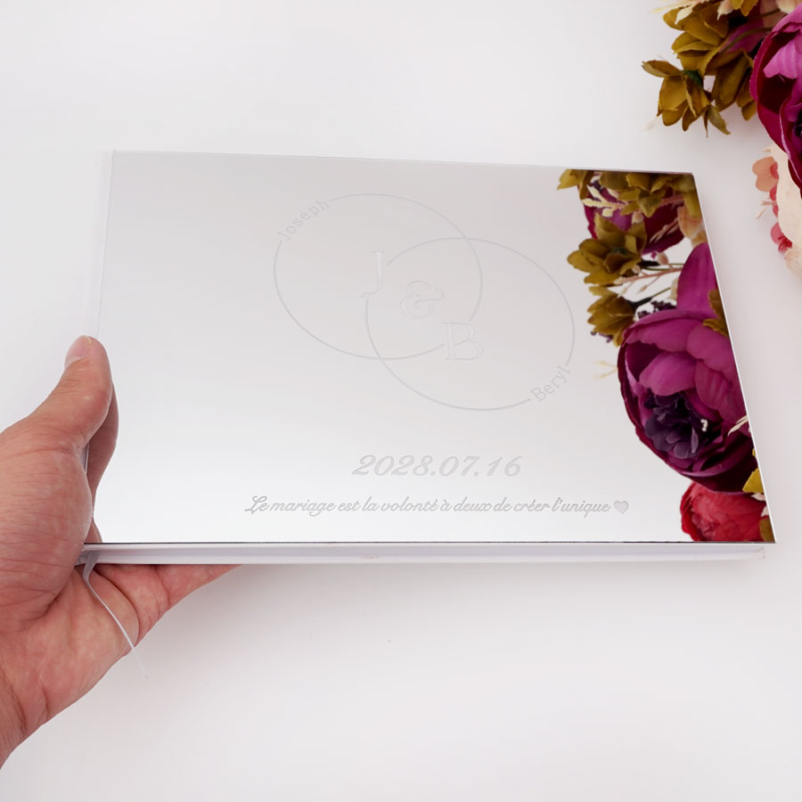 عرس شخصية الاكريليك مرآة الزوا - مراجعة Personalized Guest Book وسعره
