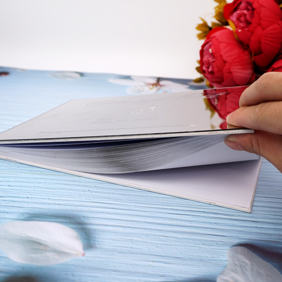 شخصية الزفاف مخصص التوقيع سجل  - مراجعة Personalized Guest Book وسعره