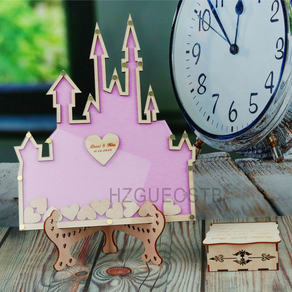 شخصية القلعة ضيف كتاب الزفاف ص - مراجعة Personalized Guest Book وسعره