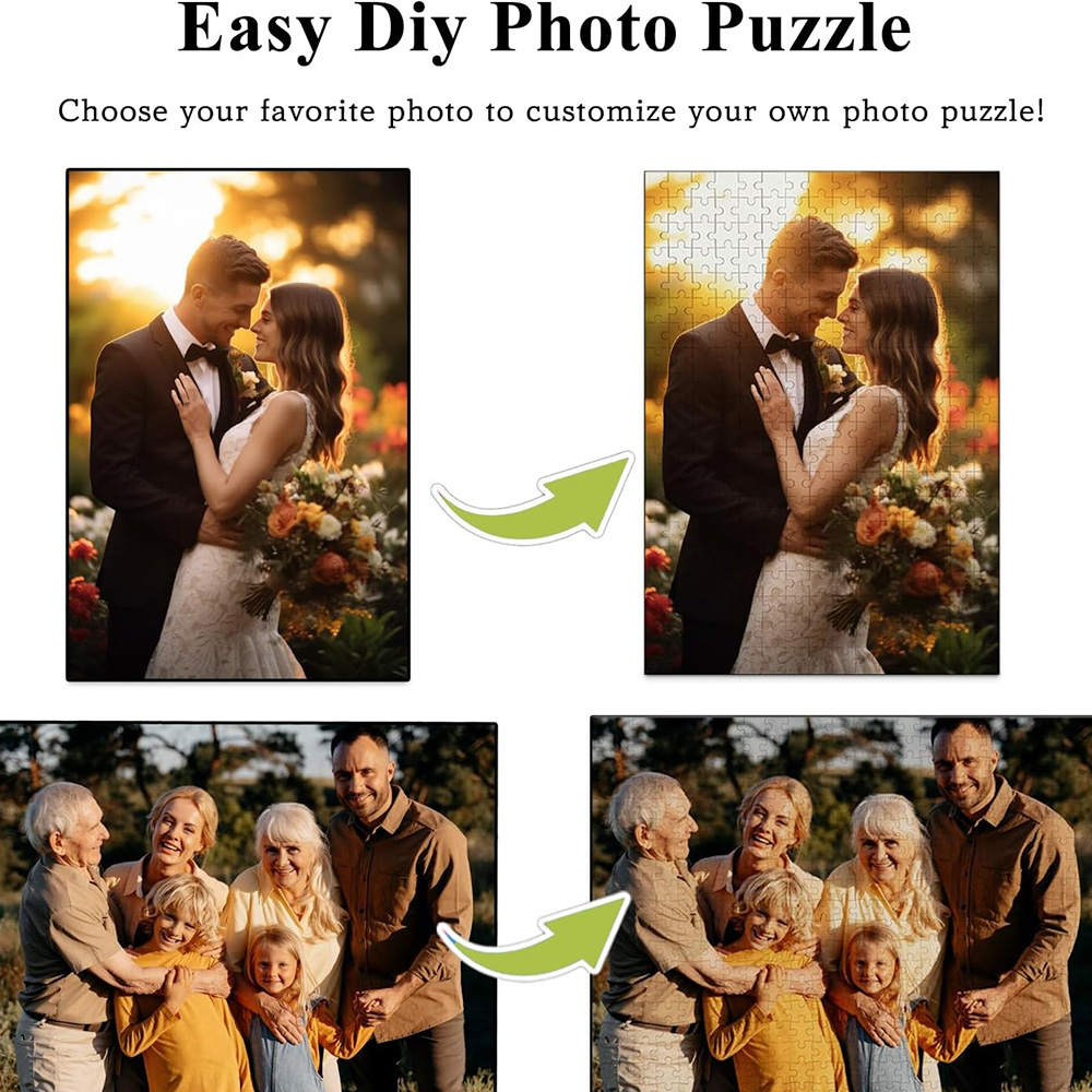 ألغاز خشبية مخصصة يمكنك صنعها  - مراجعة Wedding Souvenir وسعره
