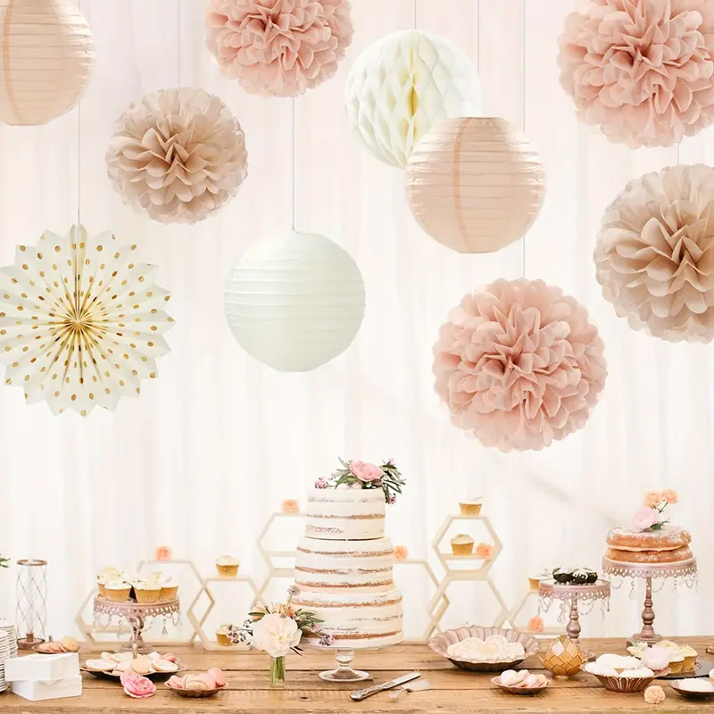 11 قطعة من الزهور الورقية بالل - مراجعة Wedding Ceremony Supply وسعره